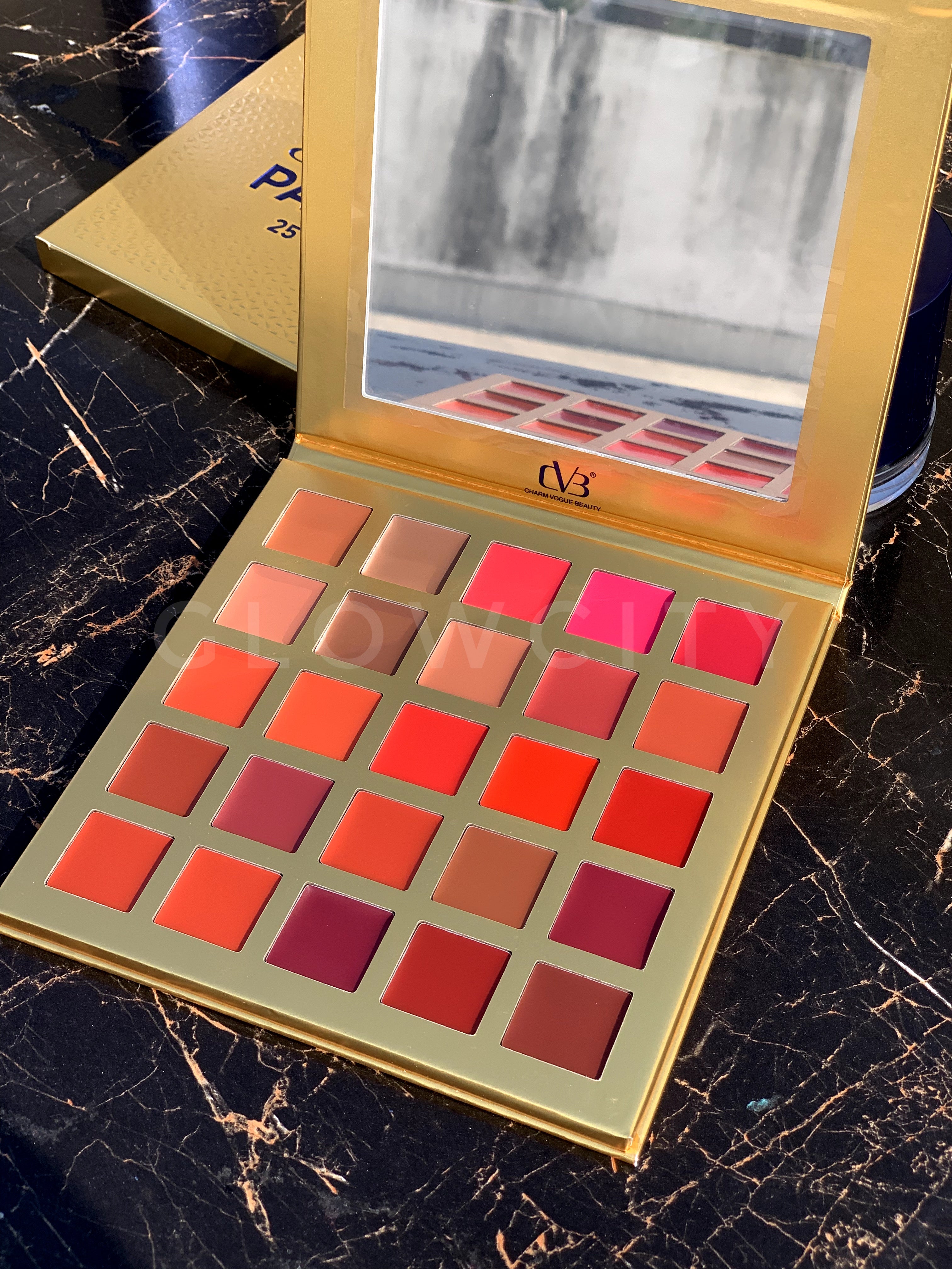 CVB 25-Colour Lip Palette | Luxurious Gold Box, Most Loved & Hot Selling