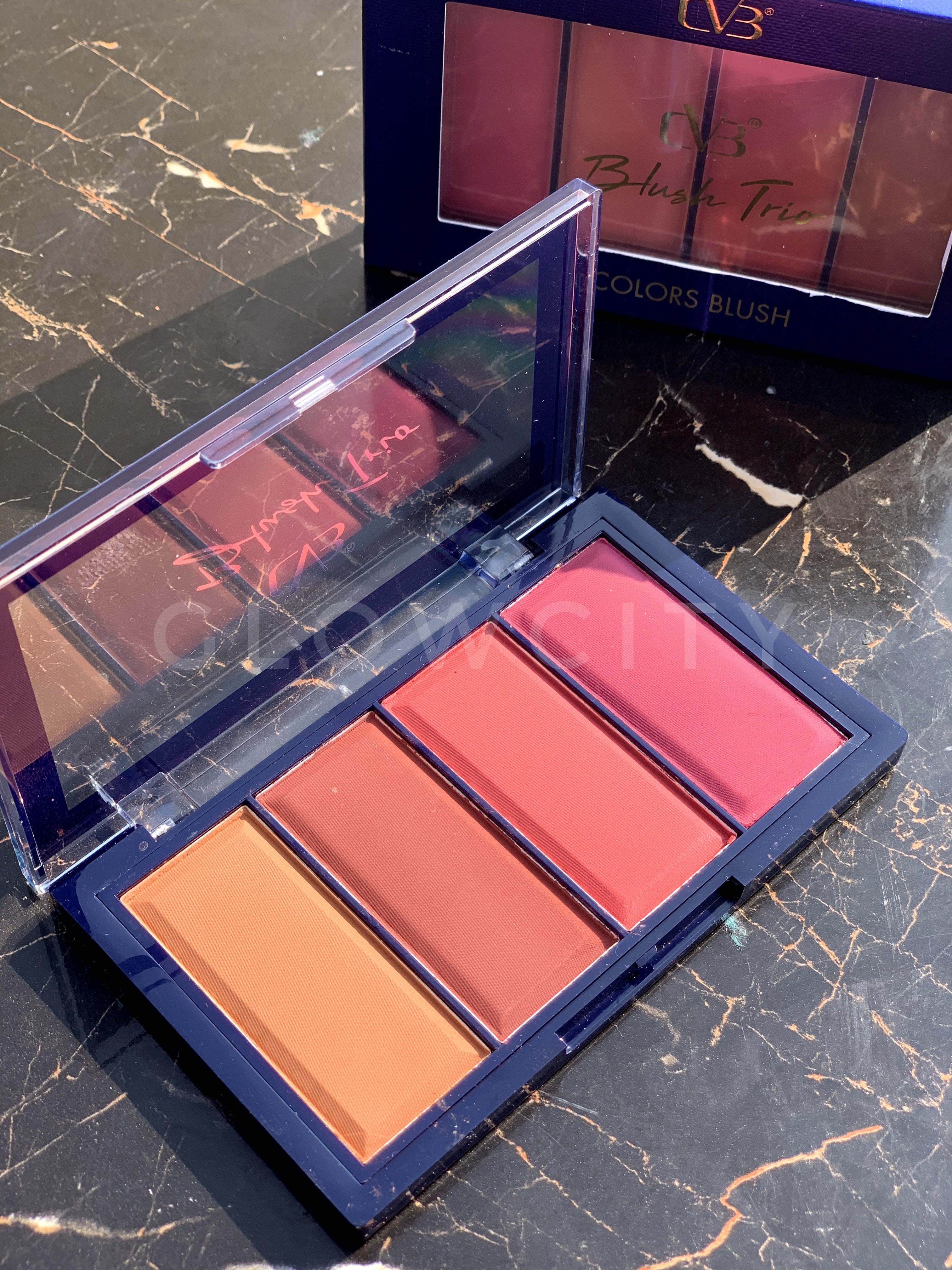 CVB Trio Blush Kit – 4-in-1 Multi-Purpose Palette | 3 Variations