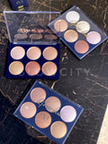 CVB Glow Kit Highlighter Palette | 6-in-1 High-Definition Shine | 3 Variations
