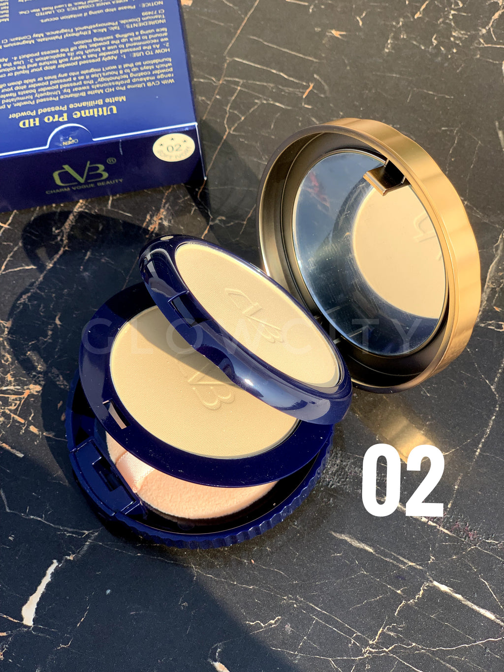 CVB Ultime Pro HD Face Powder – Long-Lasting Matte, Oil Control & SPF30 | Too Sexy Series in 3 Shades