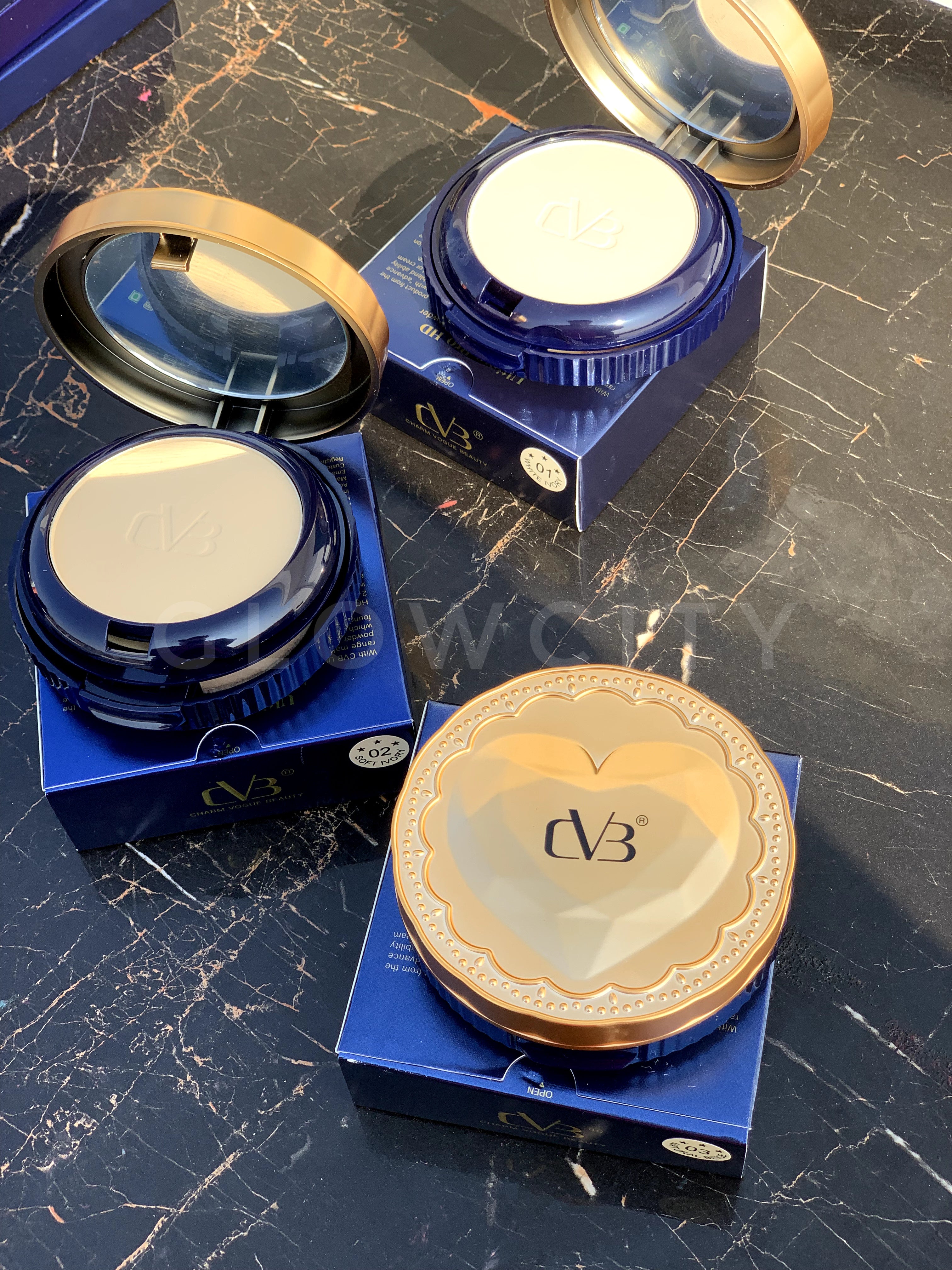 CVB Ultime Pro HD Face Powder – Long-Lasting Matte, Oil Control & SPF30 | Too Sexy Series in 3 Shades