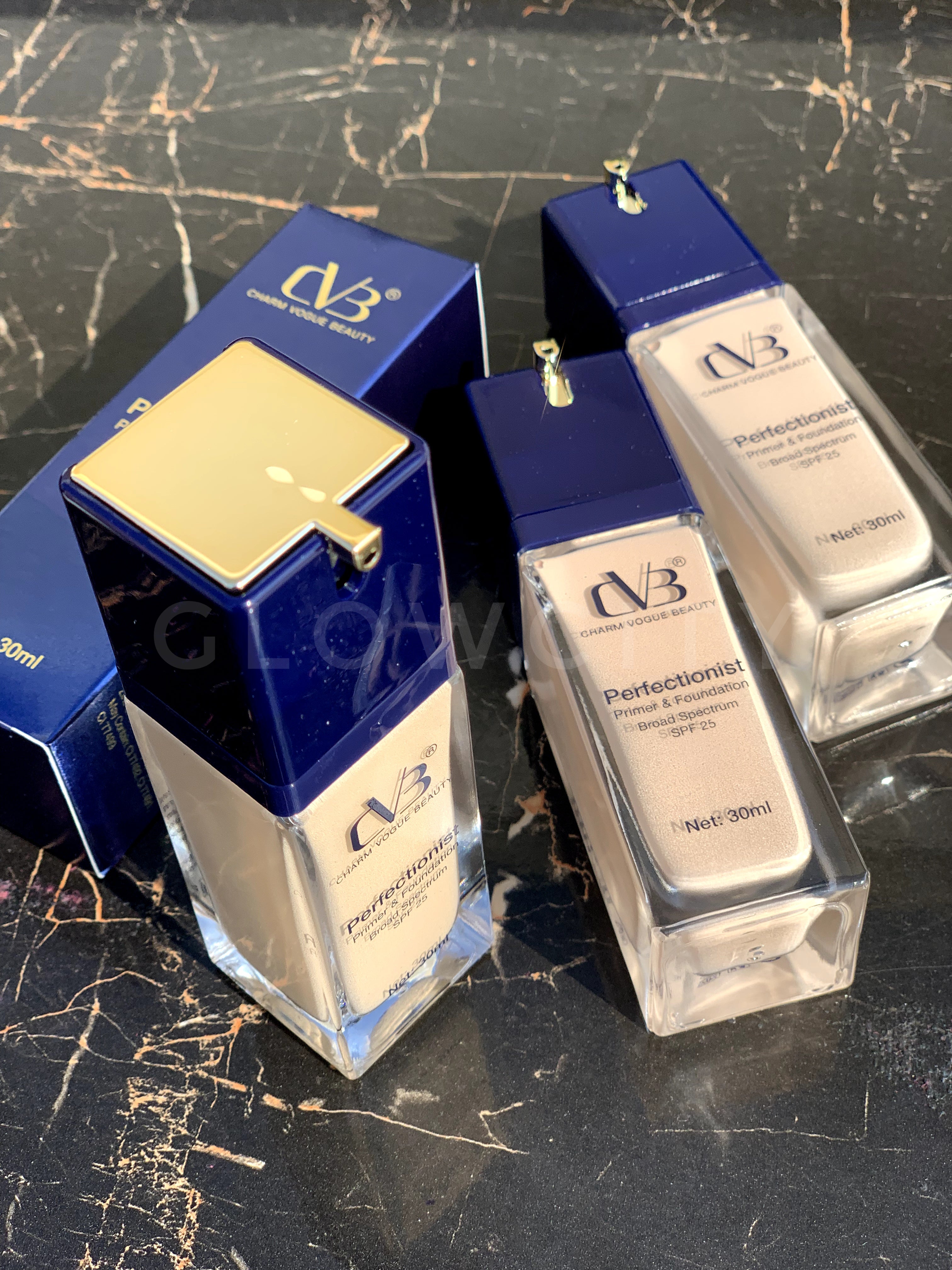 CVB Perfectionist Foundation 3-in-1 with Primer and SPF – Smooth Finish + SPF 25 Protection (30mL)