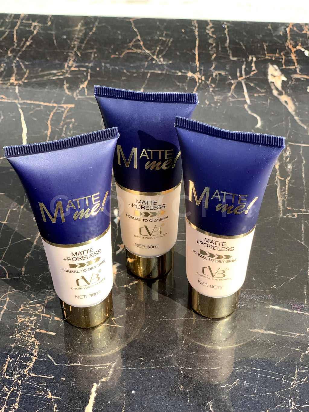 CVB Matte + Poreless Foundation – Normal to Oily, Smooth Pores, All-Day Perfection