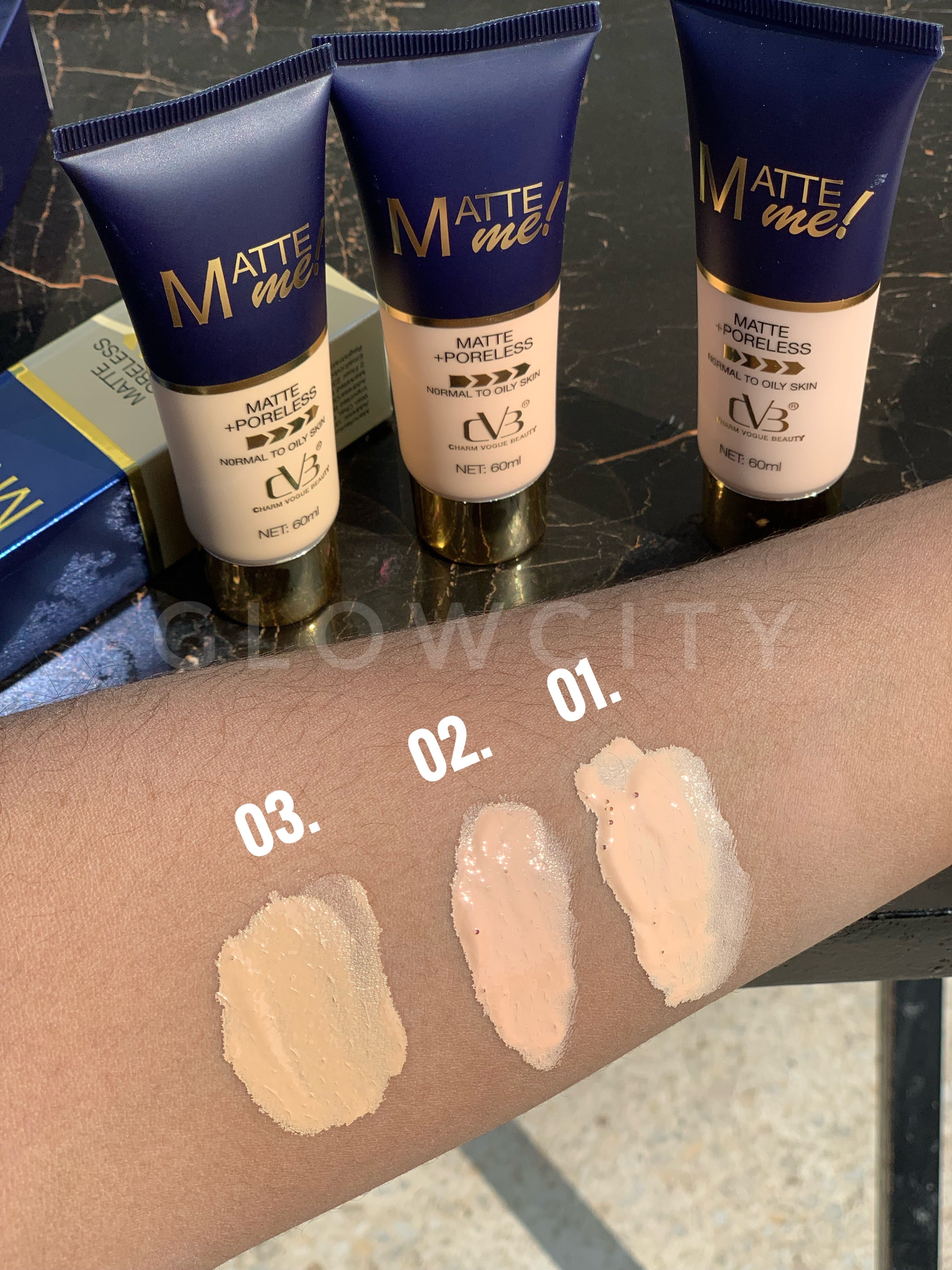 CVB High-Definition Premium Matte Foundation | Smooth, Long-Lasting, Camera Perfection Base with SPF (50mL)