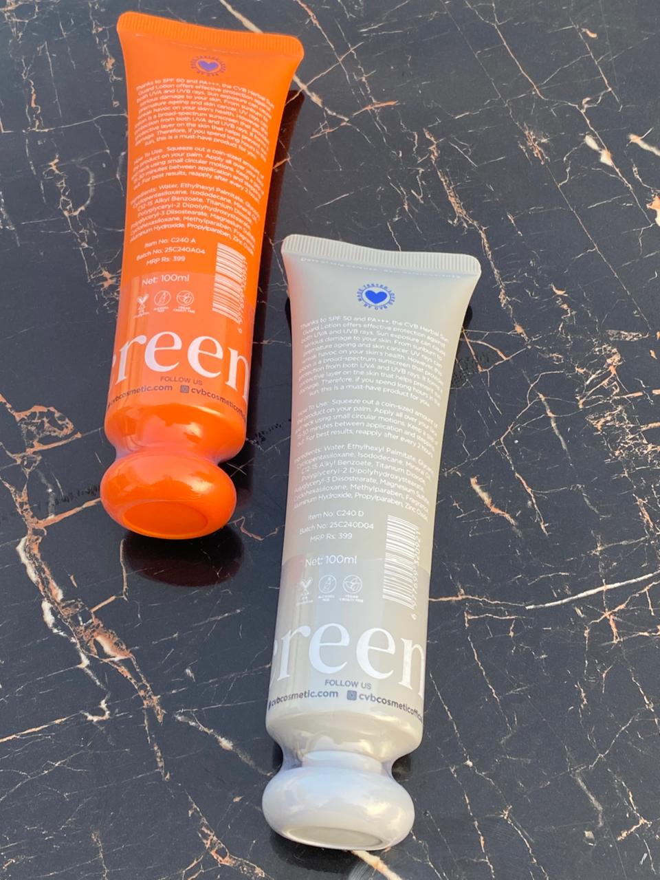 CVB SPF 60+++/50+ Sunscreen – Anti-Wrinkle & Dark Spot Defense