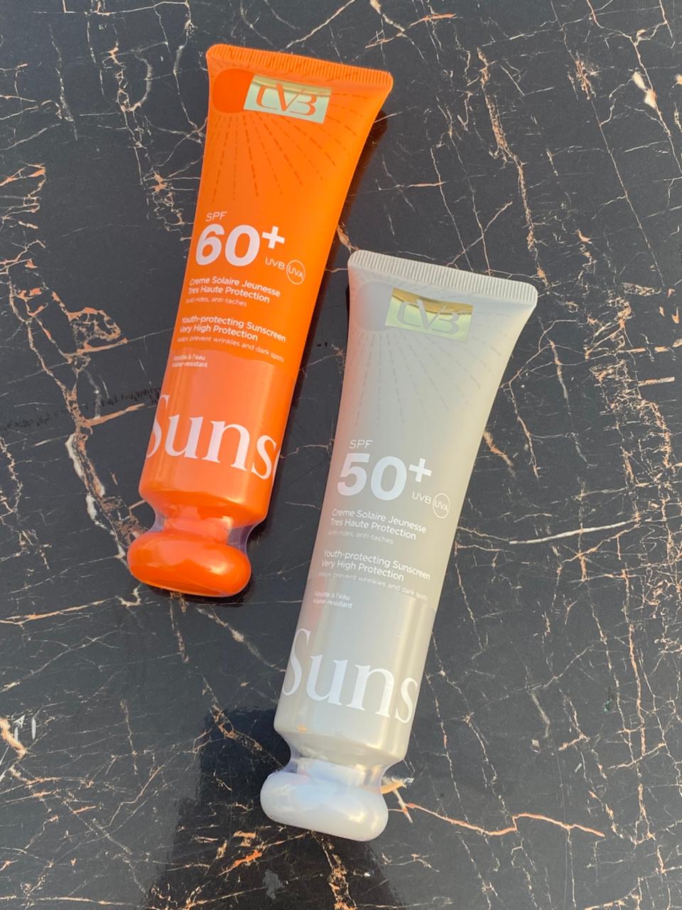 CVB SPF 60+++/50+ Sunscreen – Anti-Wrinkle & Dark Spot Defense