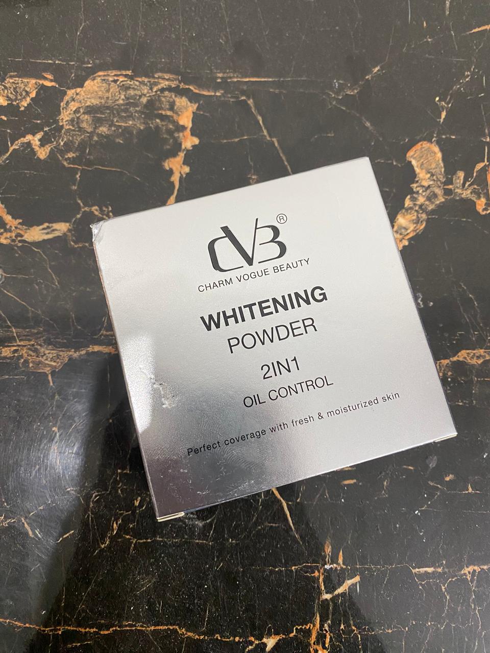 CVB Whitening Compact Powder 2-in-1 Oil Control & Brightening Face Powder